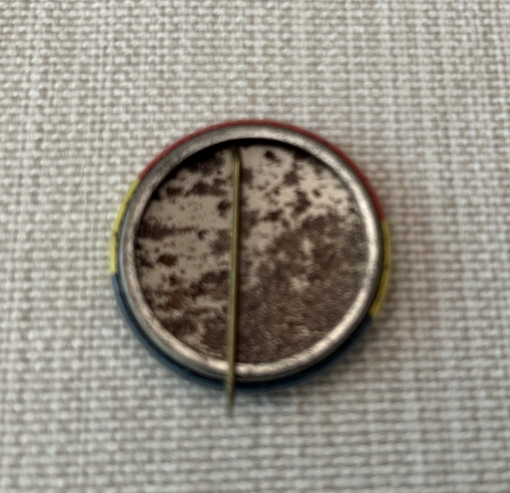 Vintage BIEDERMAN Pin 1.5” campaign memorabilia E26