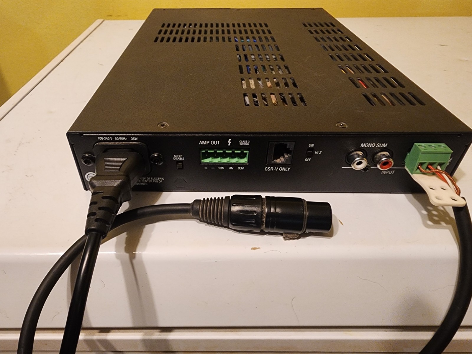 JBL CSA 180Z DriveCore 80W Commercial Rackmount Amplifier