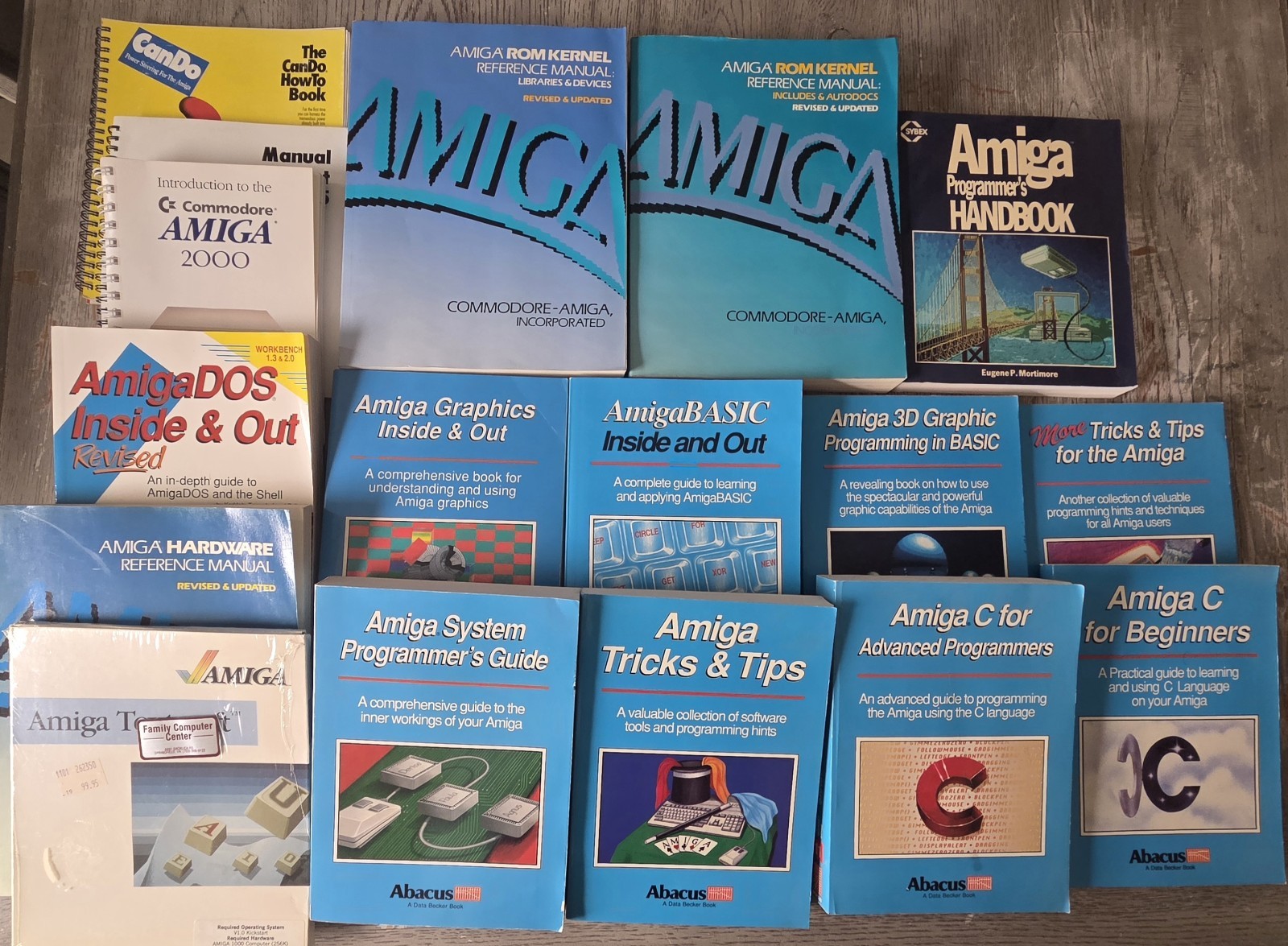 Commodore-Amiga Vintage Amiga ROM Kernel & Hardware Reference Manual Lot Rare