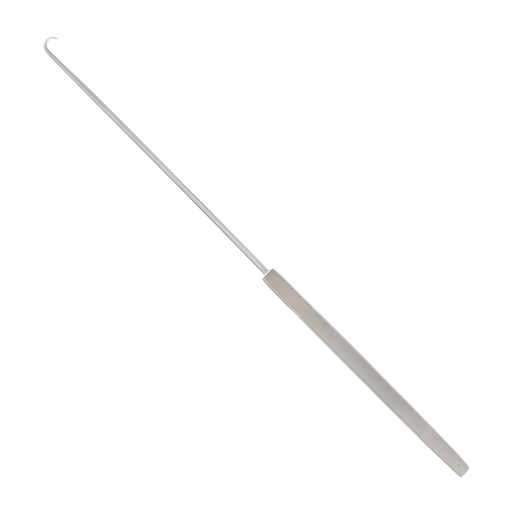 2x Emmett Uterine Tenaculum Hook, 9", Style 4, Half Curved, Sharp Point, Large