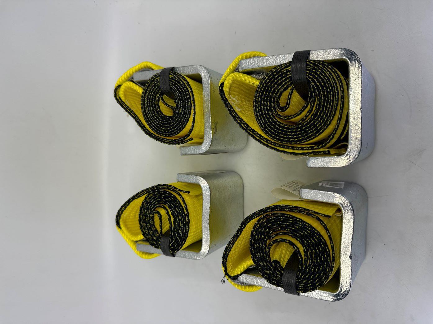 4"X5' Roll Off Container Strap 4 Pack