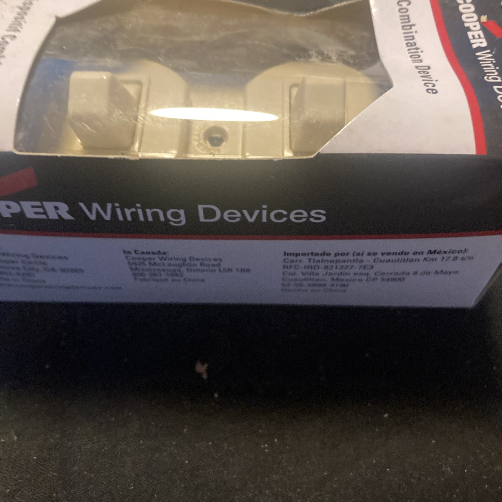 Cooper combination switch single pole switches 271V-BOX