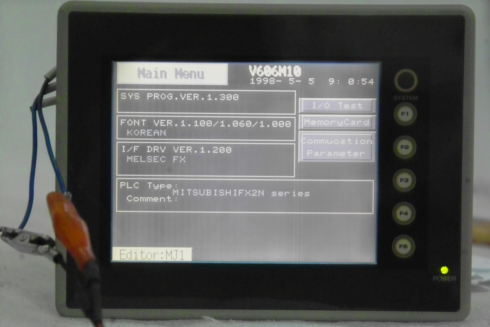 HAKKO V606M10  TOUCH LCD SCREEN GRAPHIC PANEL,HMI FREE SHIP
