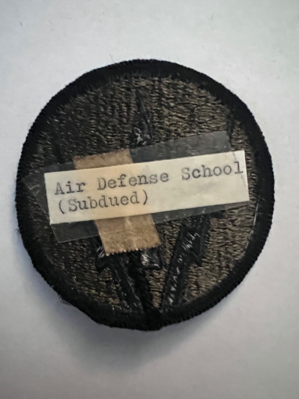 Air Defense School US Army Subdued Patch