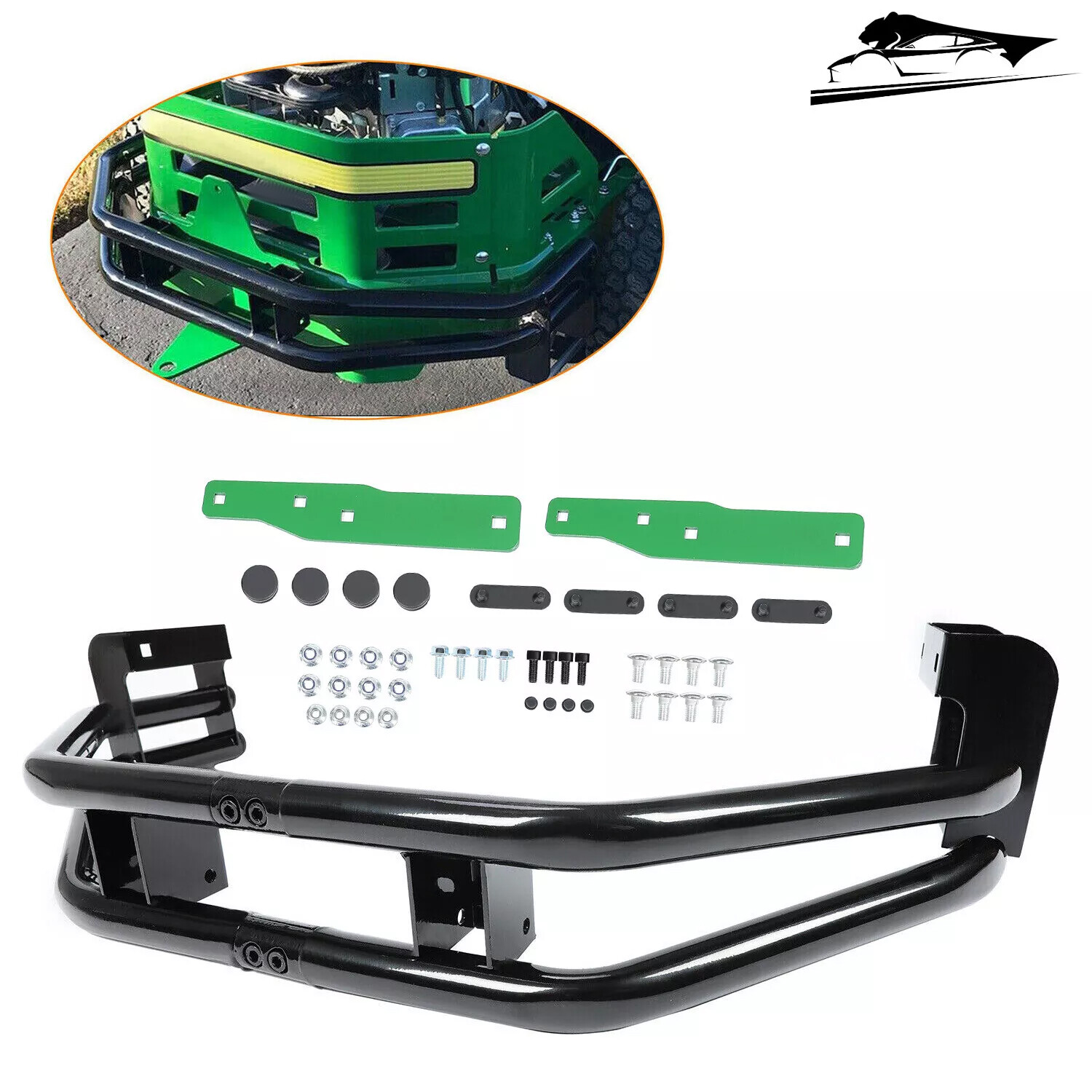 Rear Bumper Bar & Hitch Kit For John Deere Z235 Z255 Z335E Z355E #bm24481