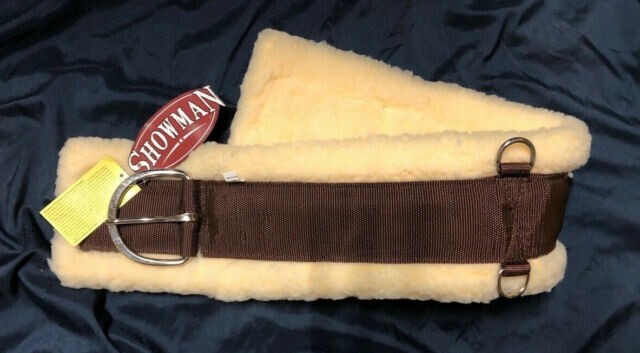 Western Soft Thick Fleece Super Girth Cinch Horse Size MAIZE Size 36 7009