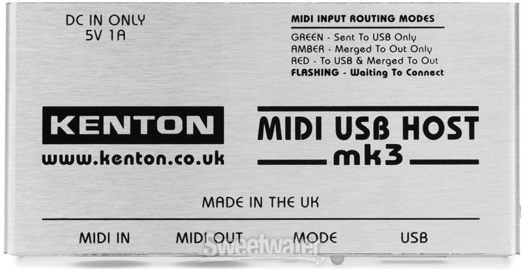 Kenton MIDI USB Host Mk3 USB Host to MIDI Converter