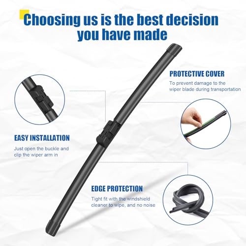 3 wipers Replacement for 2018-2025 Volkswagen Atlas Windshield Wipers | Exact