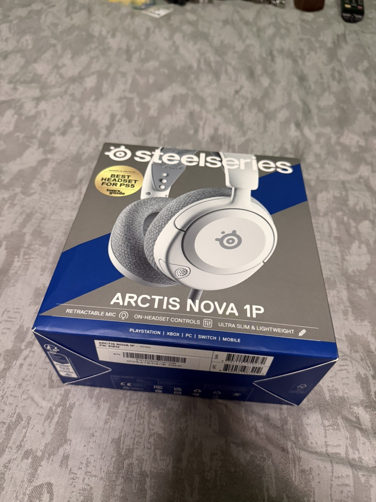 SteelSeries- Arctis Nova 1P Wired Gaming Over-Ear Headset- White ***