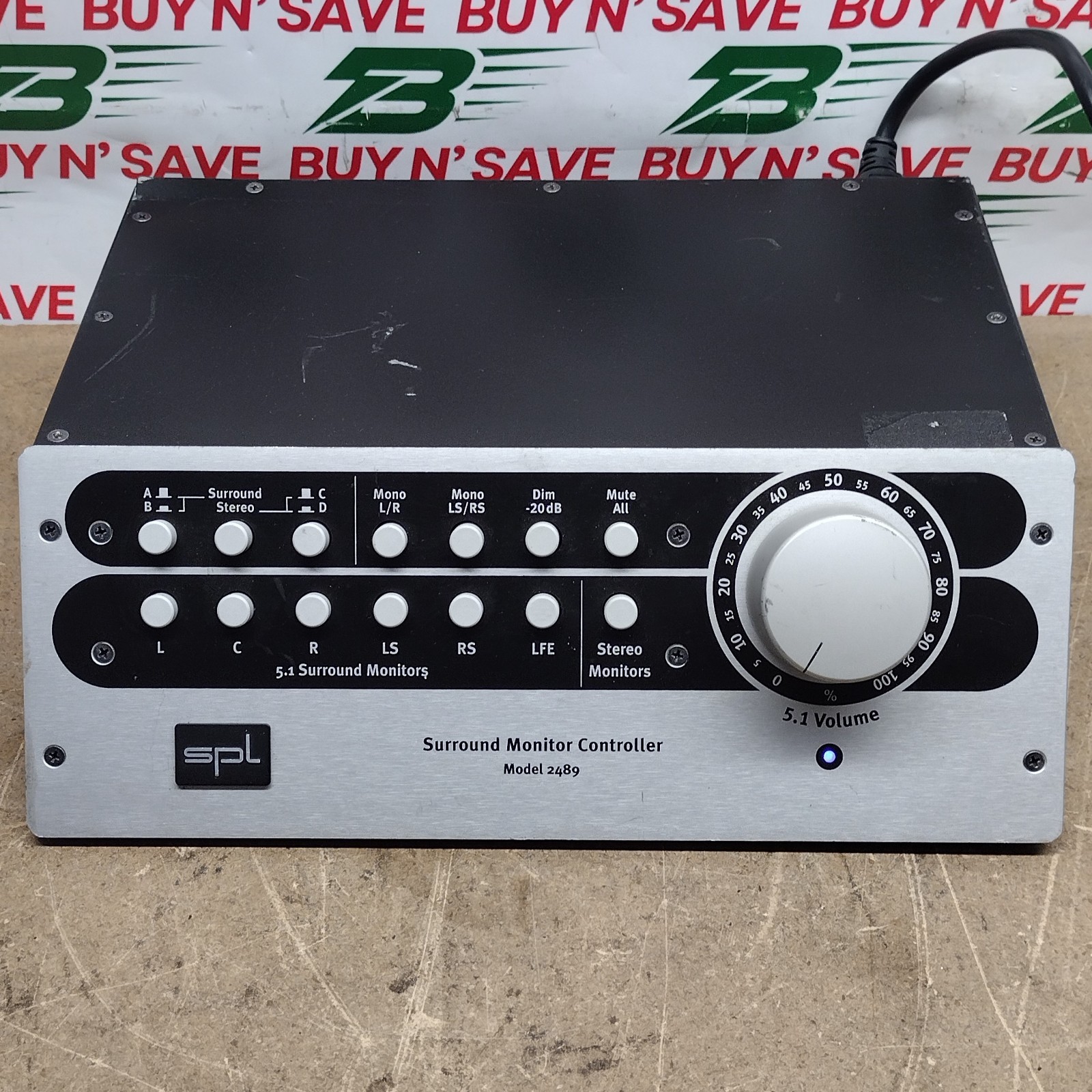 SPL 2489 SMC  Surround Monitor Controller w/ Power Cord - Powers On - USED