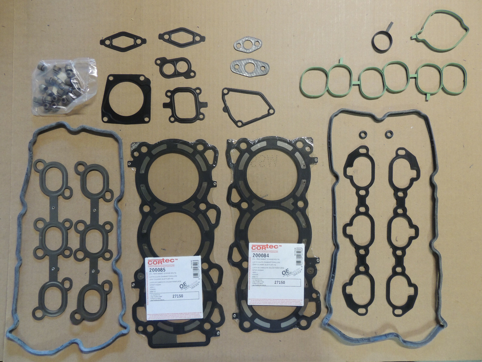 Corteco 210078 Engine Head Gasket Set For 2000-01 Nissan/Infiniti 3.0L DOHC V6