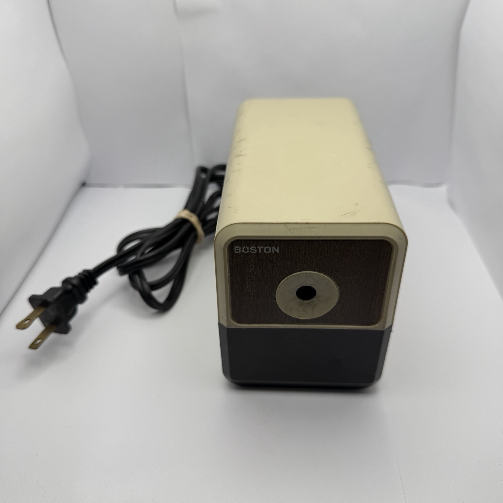 Vintage Boston Electric Pencil Sharpener Model 18 296A USA Tested Works