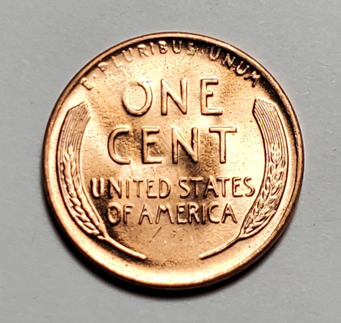 1958 D LINCOLN WHEAT PENNY UNC #P3399