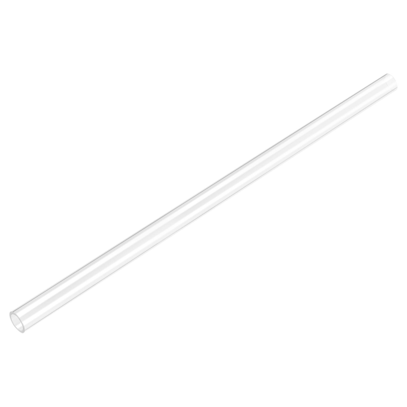 Transparent Rigid Tube 6mm ID x 8mm OD x 1Ft Round Tube Length