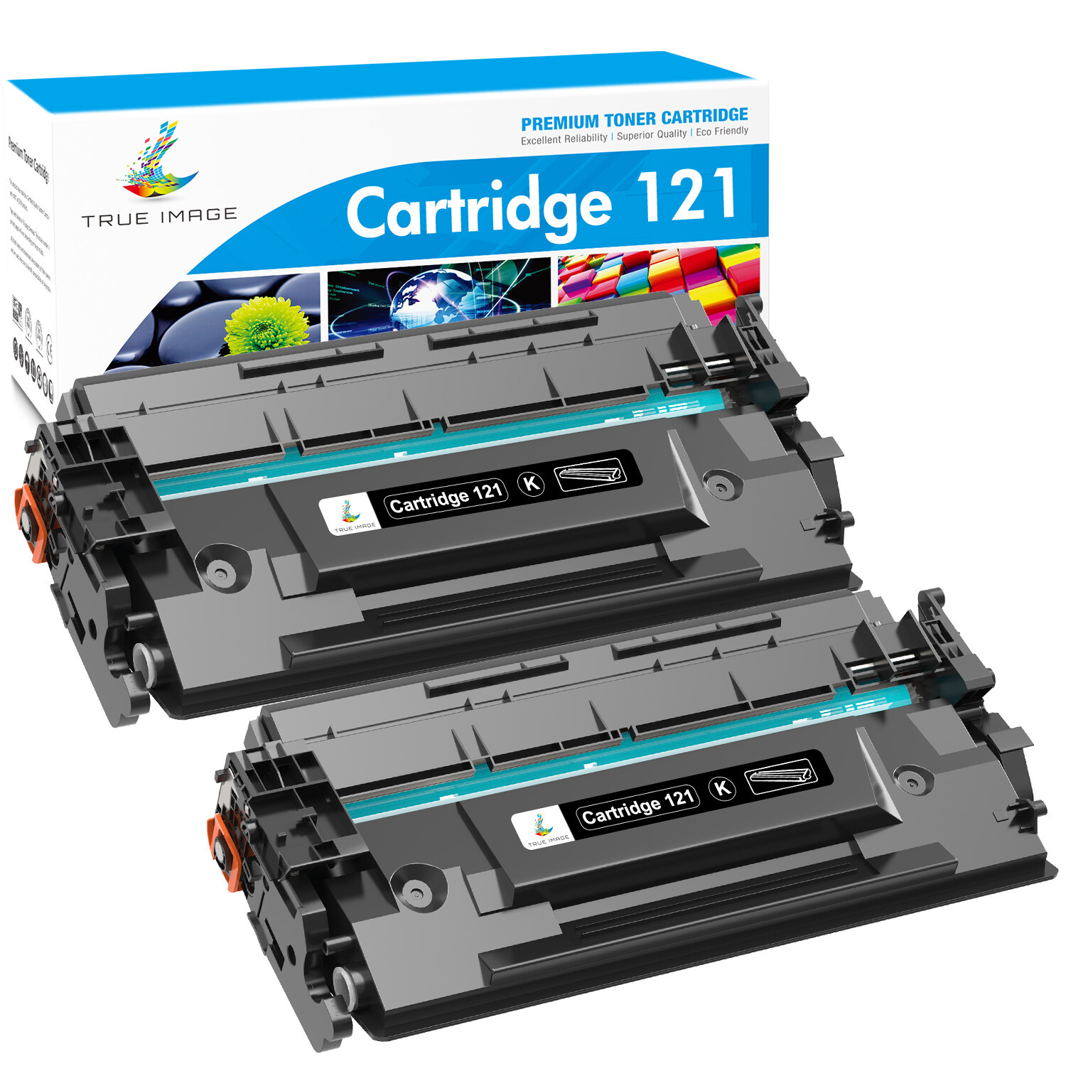 CRG121 2PK Compatible With Canon 121 Black Toner 3252C001 ImageClass D1650 D1620