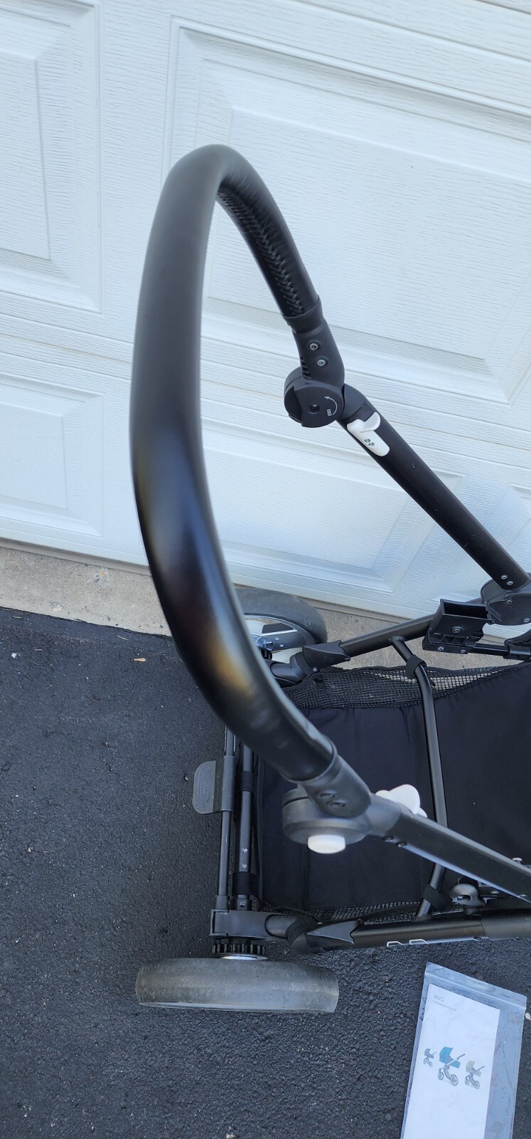 Mutsy Evo Black Stroller Original *Frame +wheels Only* and manual Foldable