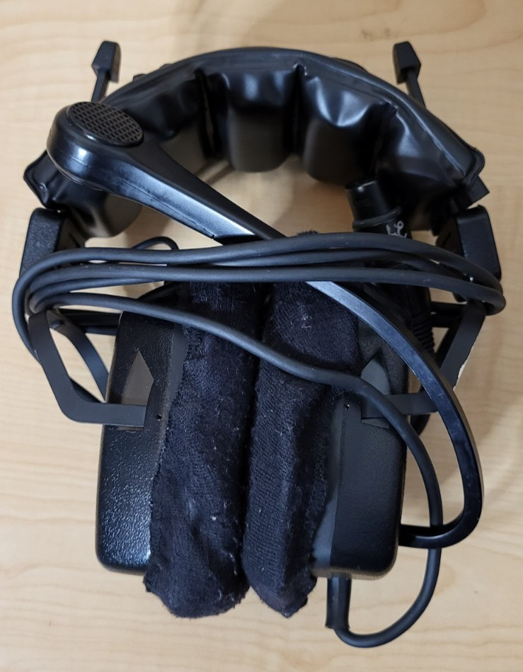 Lot (7) Telex PH-2 64437 006 Dual Sided Headset football team CoachComm w/ mic