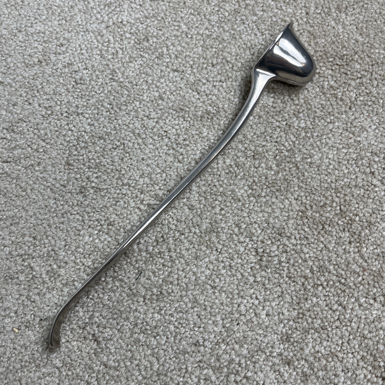 VTG Silverplate Candle Snuffer 10” Long Marked F. B. Rogers Italy Heavy Duty