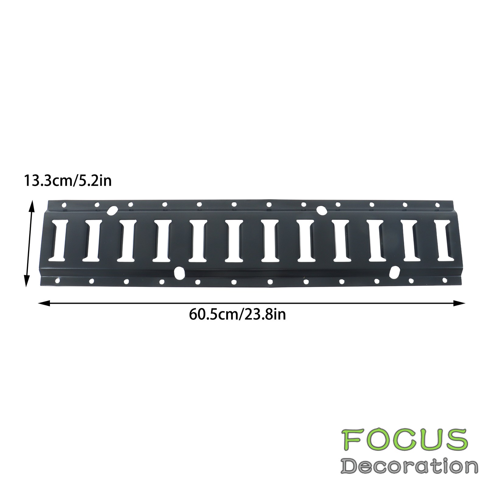 4 Pack Black Brand New 5' E Track Tie Down Rail Kit Carbon Steel