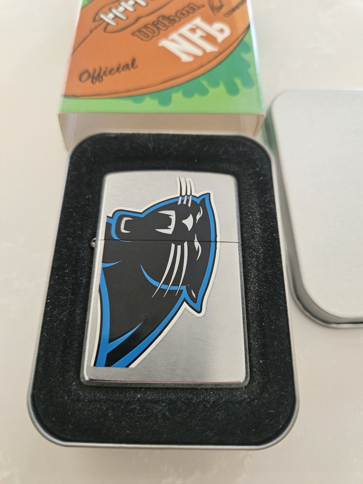 Carolina Panthers ZIPPO Lighter  MINT IN BOX