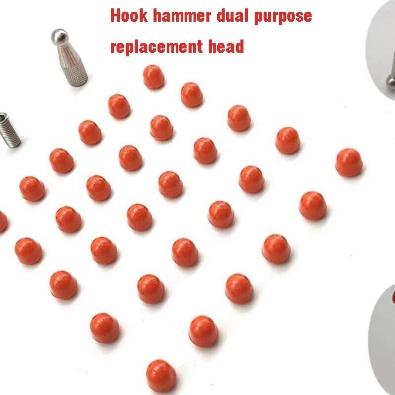 Rubber Tips Paintless Dent Repair Tools Hammer And Tips Hook Accessories