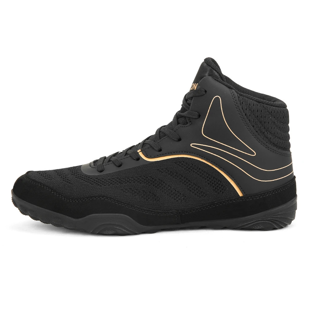Men Professional Non Slip Boxing Sneakers Breathable Wrestling Training Shoes