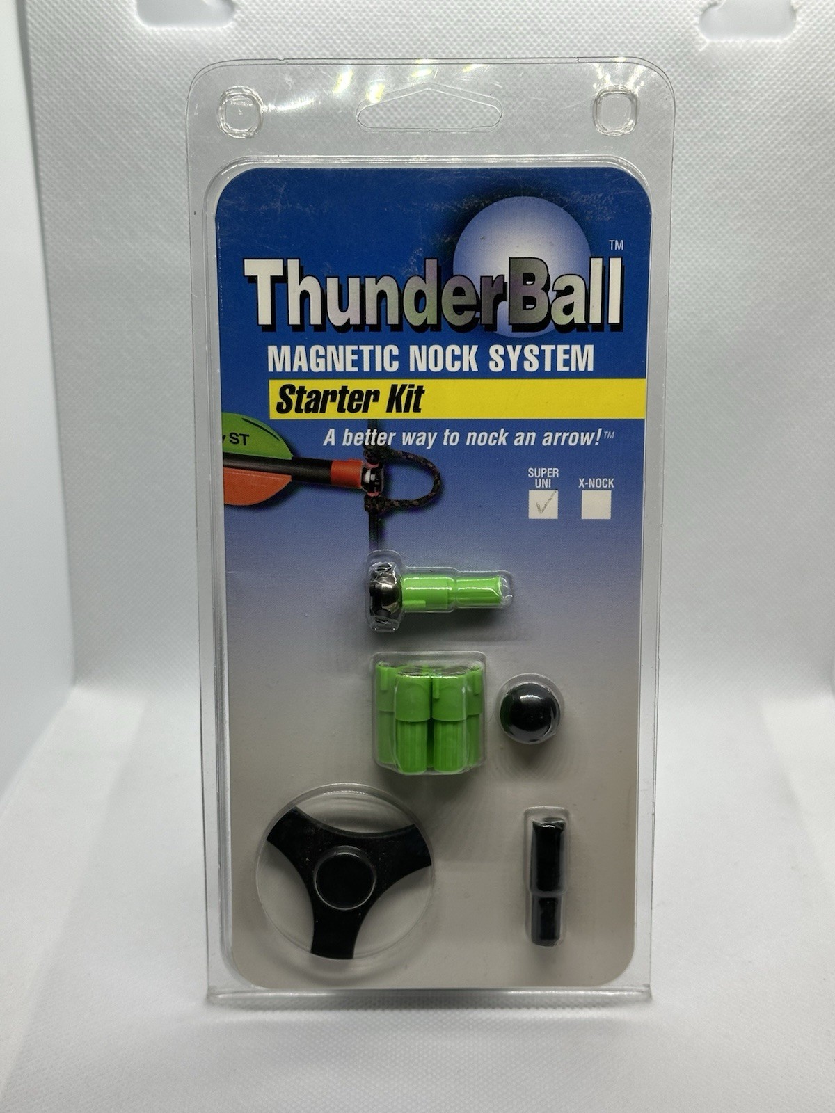 Thunderball Magnetic Nock System Super Uni Green Starter Kit archery arrow nocks