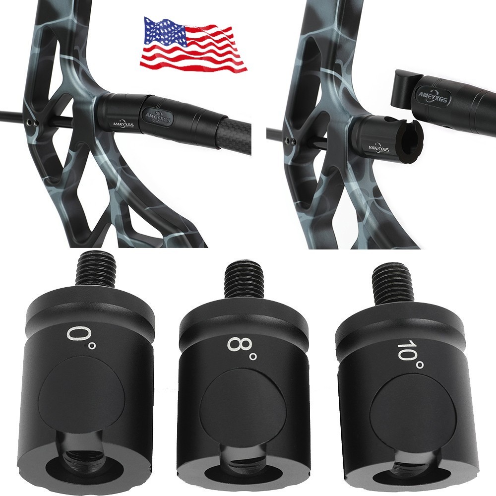 Stabilizer Quick Disconnect 0 5 8 10 Degree Adapter Archery Compound Bow Hunting