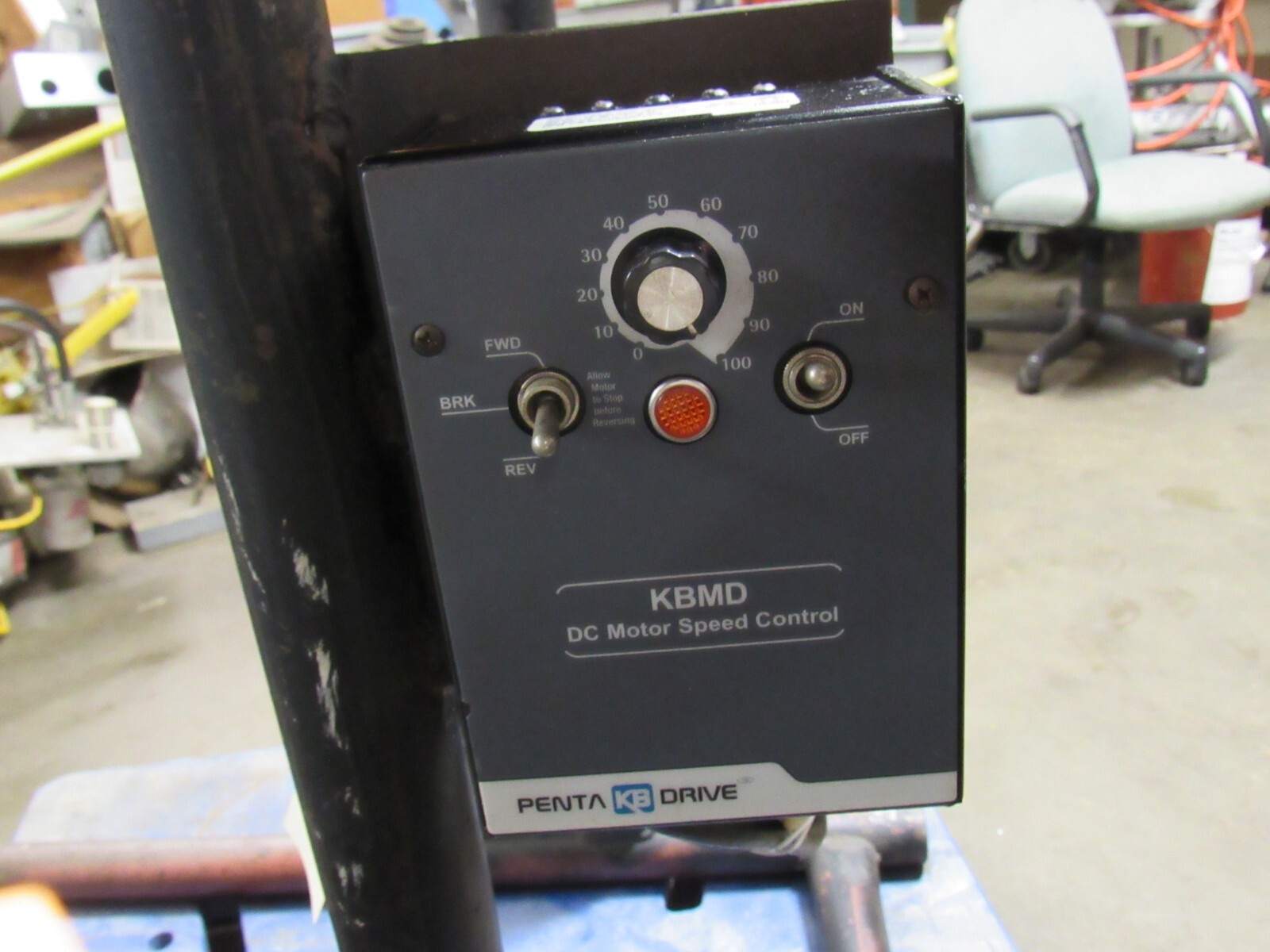SHOP BUILT 115V VARIABLE SPEED WELDING MANIPULATOR 3 JAW CHUCK 12" DIA 4" ID