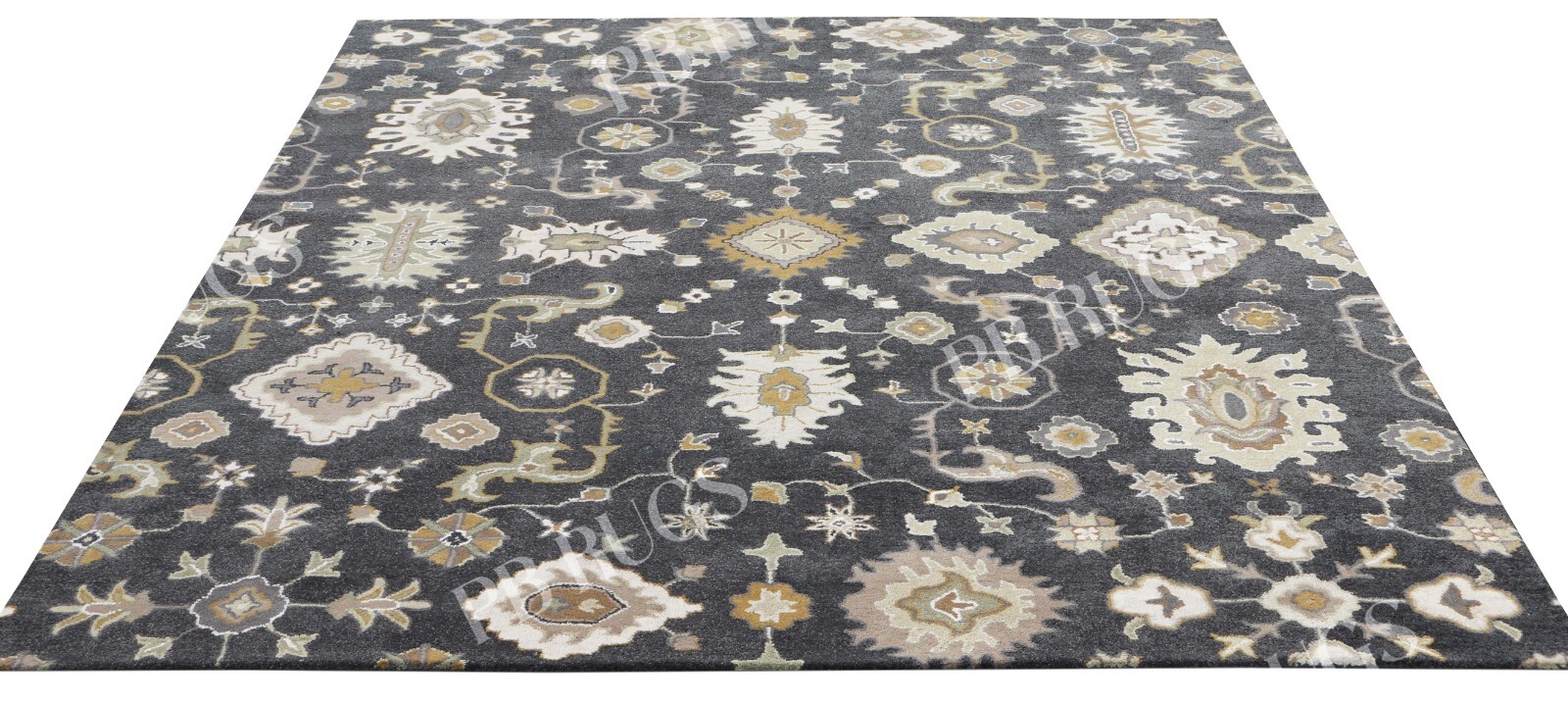 New Juno Gray Handmade Tufted Area Rugs 100% woolen