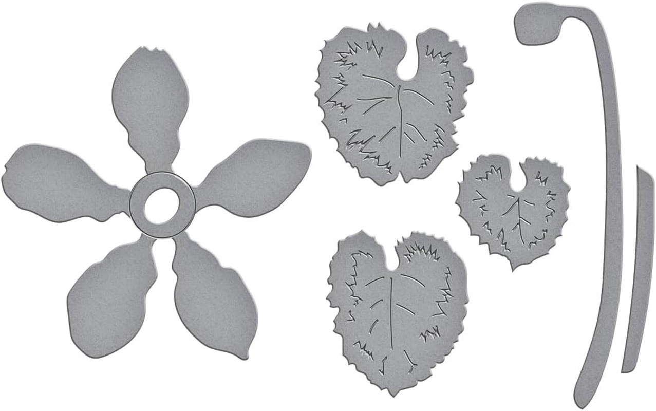 Cyclamen Etched Dies