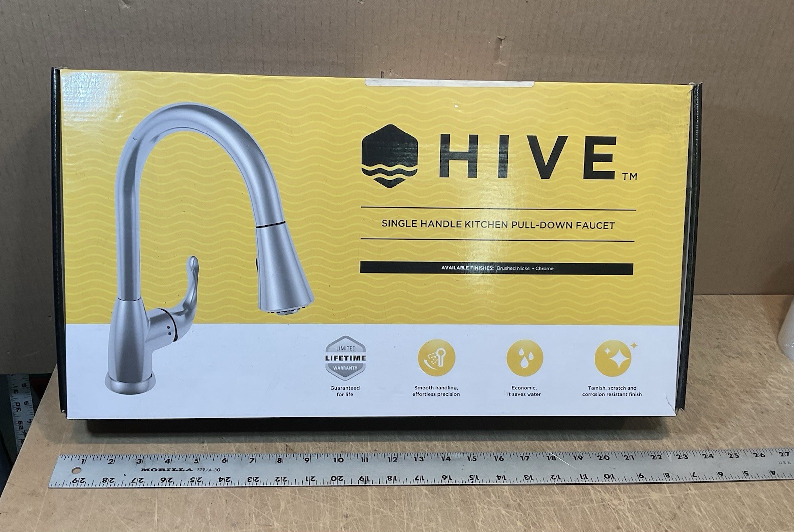 Hive Brand Single Handle Kitchen Pull-Down Faucet H-KF006-CH New In Box