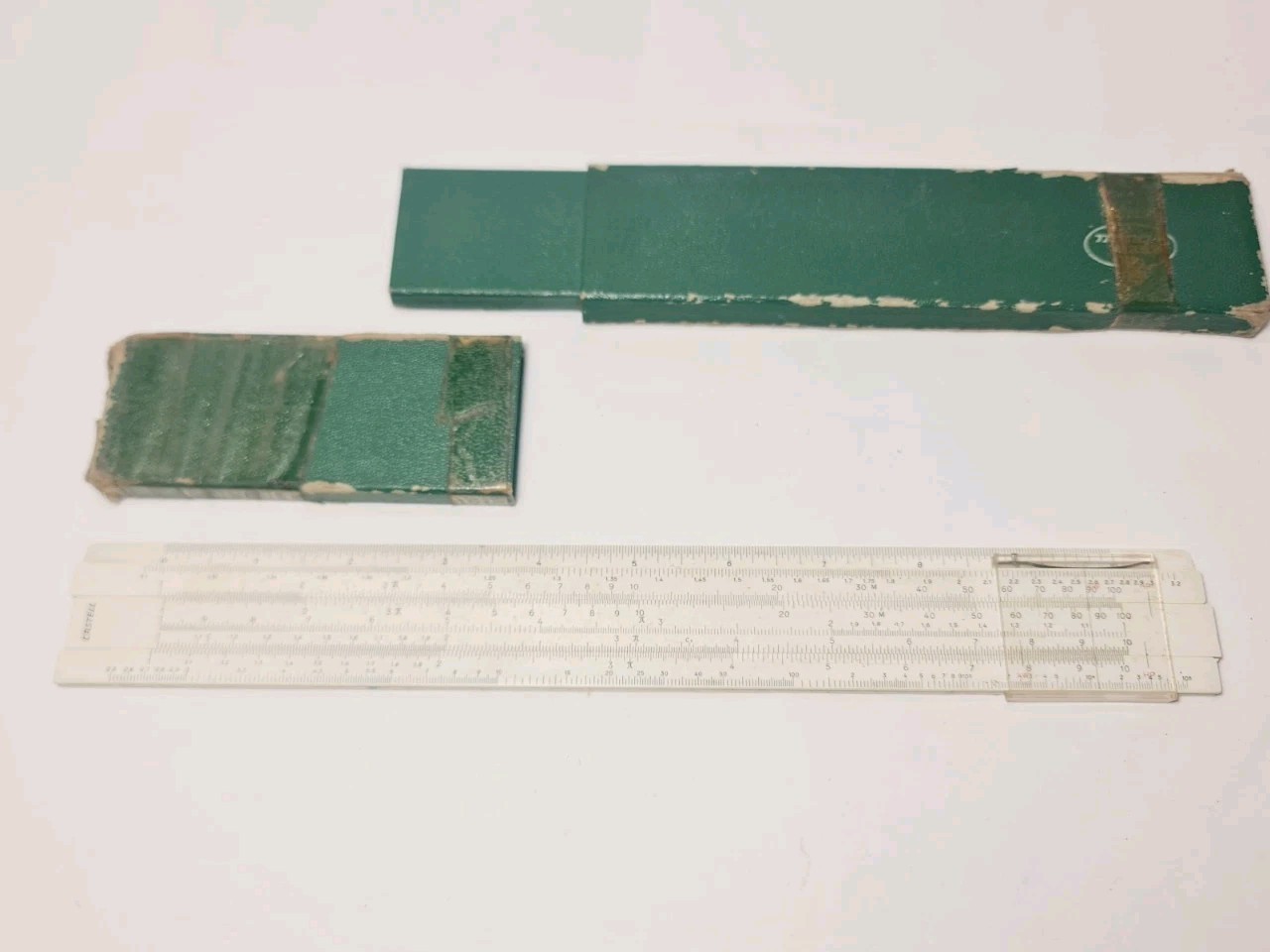 Vintage A. W. Faber Castell 57/92 Slide Ruler with Original Case Made In Germany