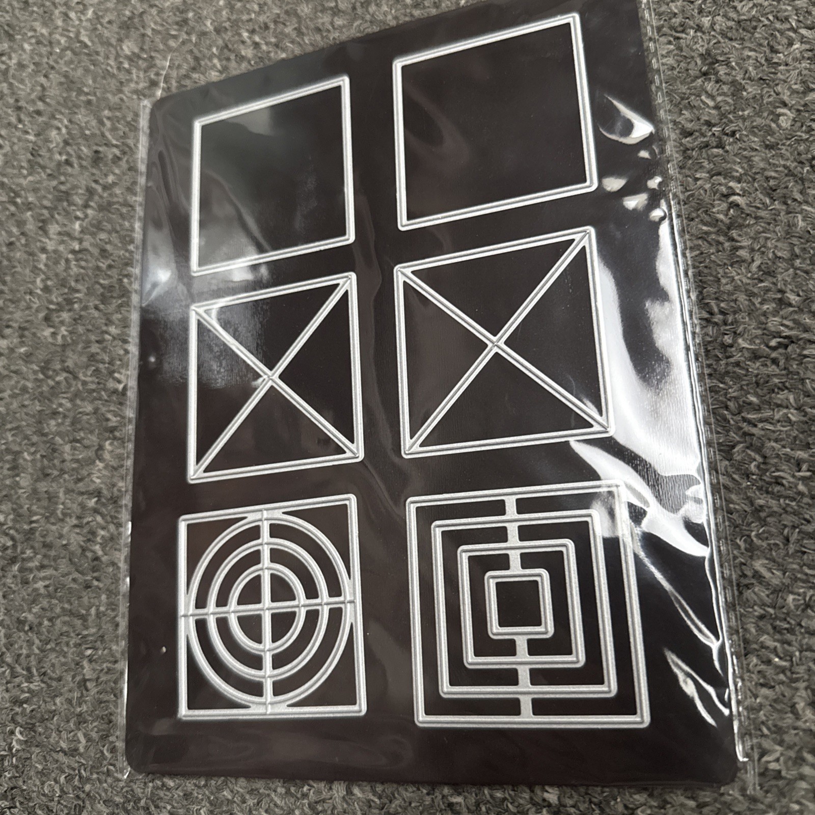 CTMH SQUARE PATTERNS Thin Cuts #Z4619 New Sealed Package Dies Only