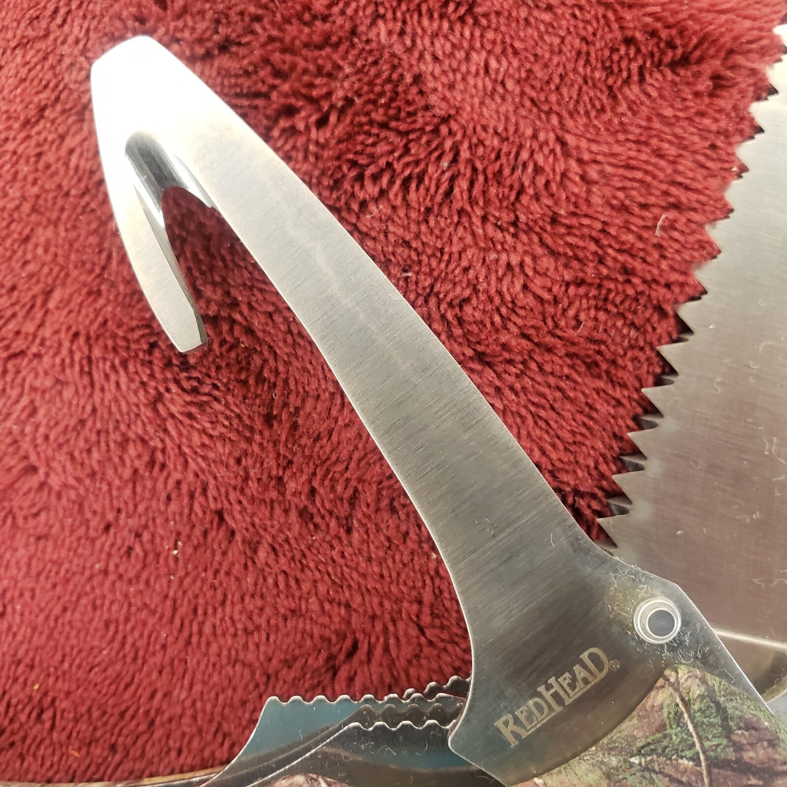 Redhead Knives Multitool Multi tool 3 fully locking tools Camo Knife with Sheath