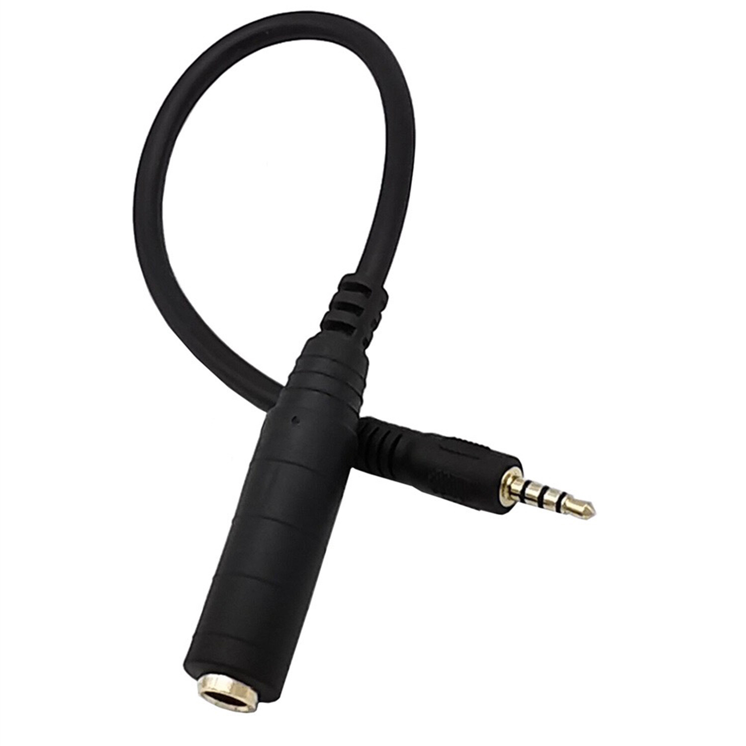 3.5mm TRRS 4 Pole Male to 6.35mm 1/4”Female Stereo Audio Adapter Connector Cable