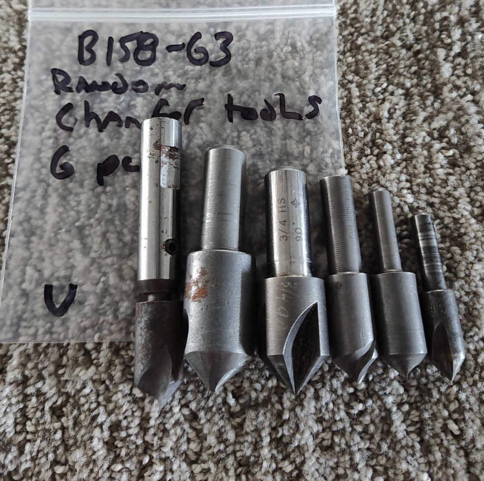 RANDOM CHANFER TOOLS 6 PIECES