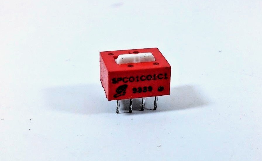 5 Pcs Switch 2 POS Pitch DIP 8 SPC01C01C1 Soldering ON/OFF Slide Sealed Raised