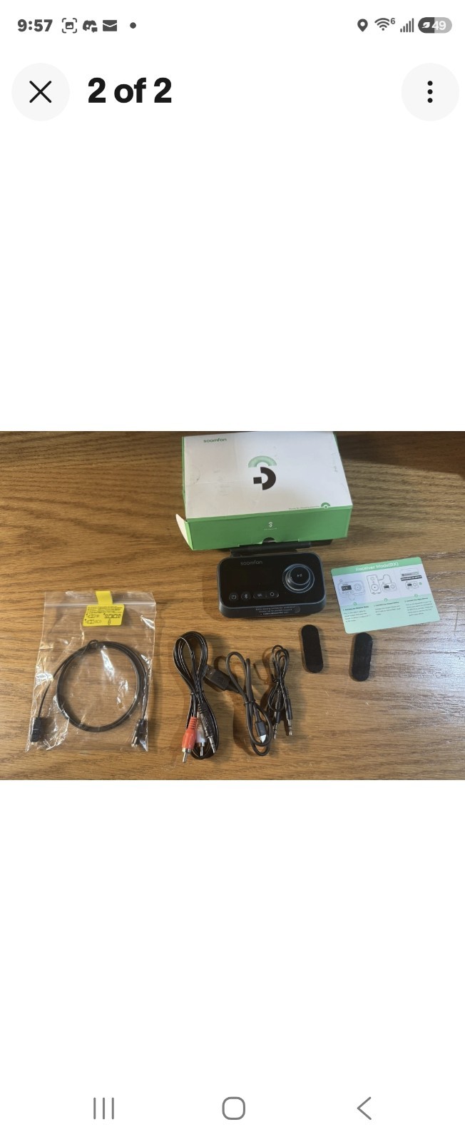 SOOMFON Bluetooth Transmitter for TV 3-in-1 Bluetooth 5.0 Transmitter Receiver