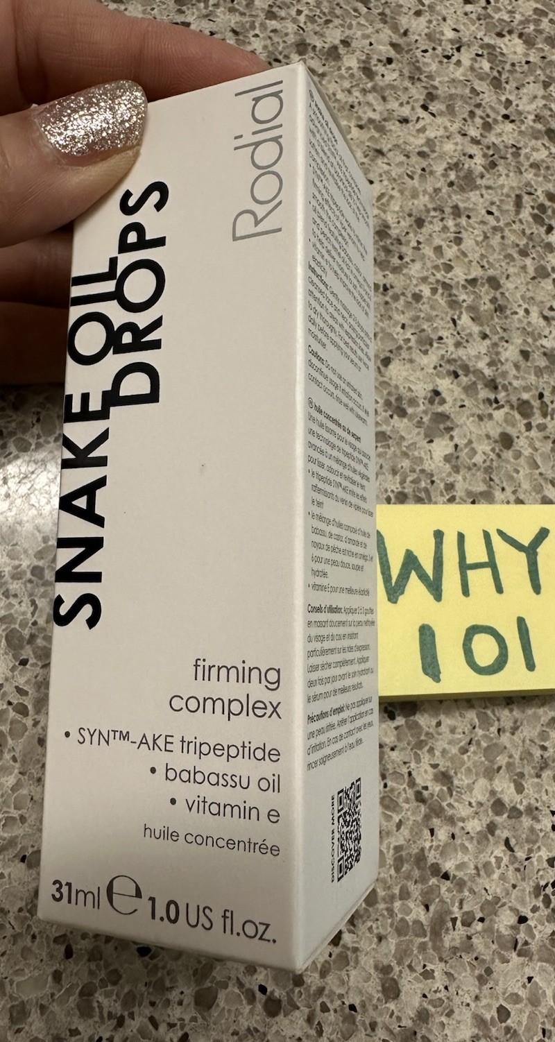 Rodial SNAKE OIL DROPS Firming Complex SERUM 1oz/31mL FULL SZ SEALED BOX $75