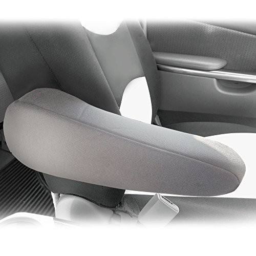 Flat Cloth Fabric Semi-Universal Fit, One Pair Gray Armrest Cover