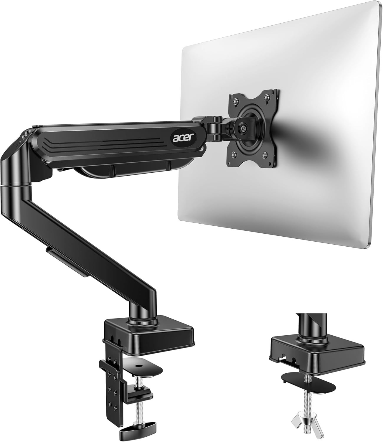 Acer Single Monitor Mount, Fully Adjustable Monitor Arm Fits 17 to 34 Inch Sc...