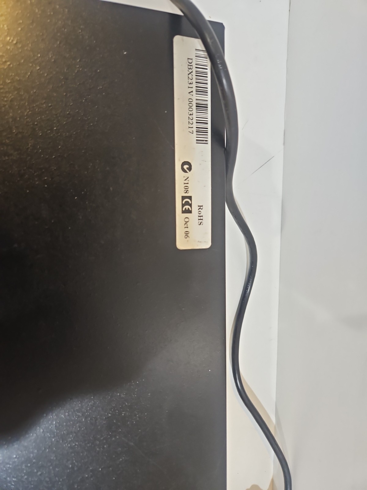 DBX 231 DUAL CHANNEL 31-BAND GRAPHIC EQUALIZER