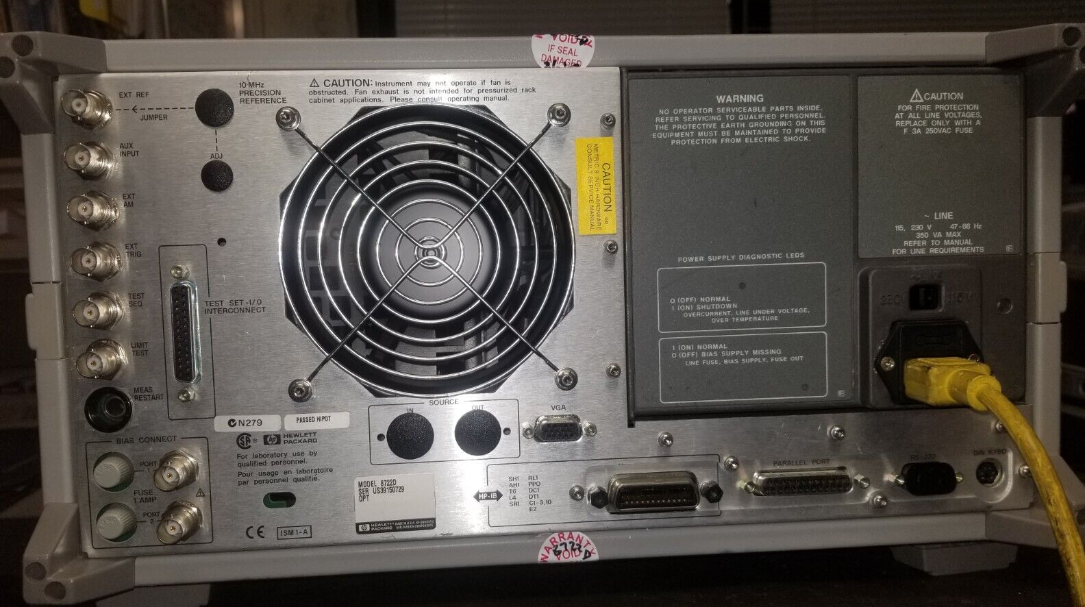HP 8722D 40 GHz Two port Vector Network Analyzer VNA