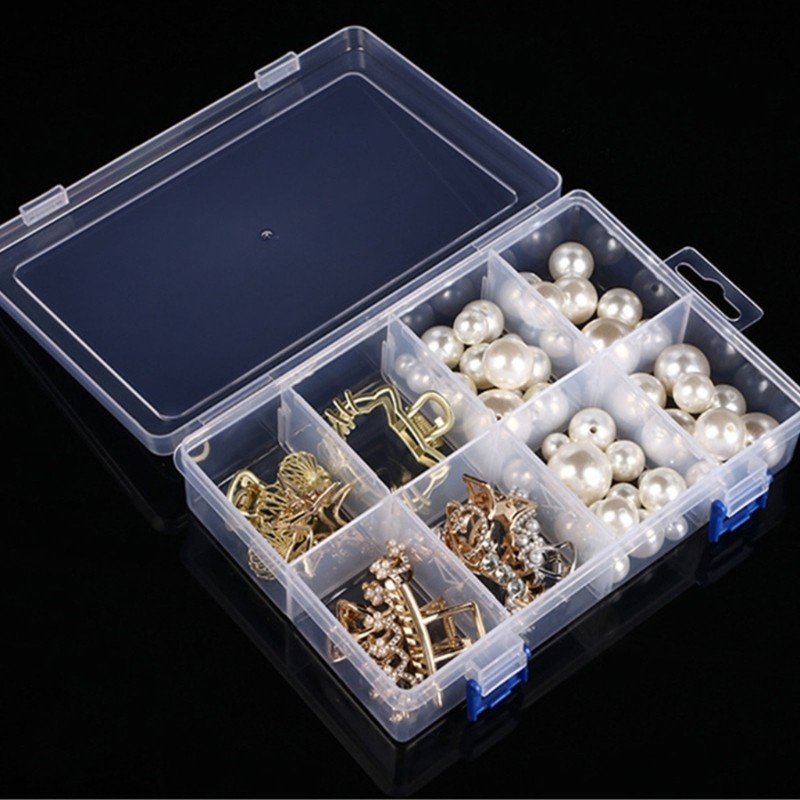Multipurpose Workshop Organizer Container Removable Dividers with Secure Lock