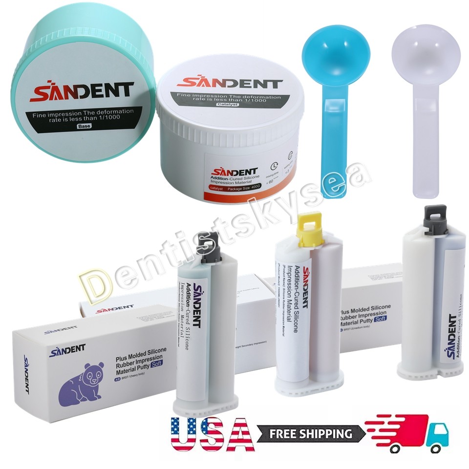 Dental Impression Material silicone Putty Normal Fast Set Heavy/Light Body
