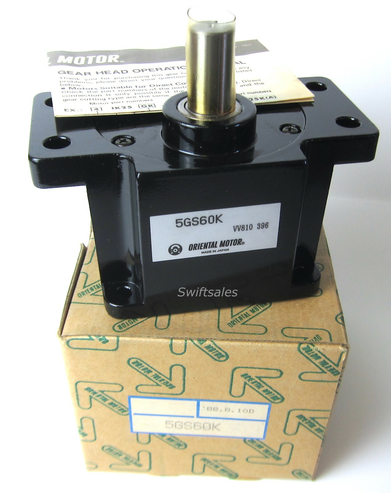 Oriental Motor 5GS60K - 60:1 Parallel Shaft Gearhead Asssembly