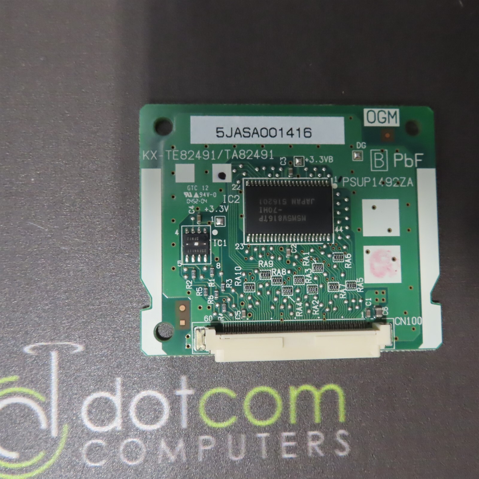 Panasonic KX-TA82491 :DISA Message Expansion Card (OGM)