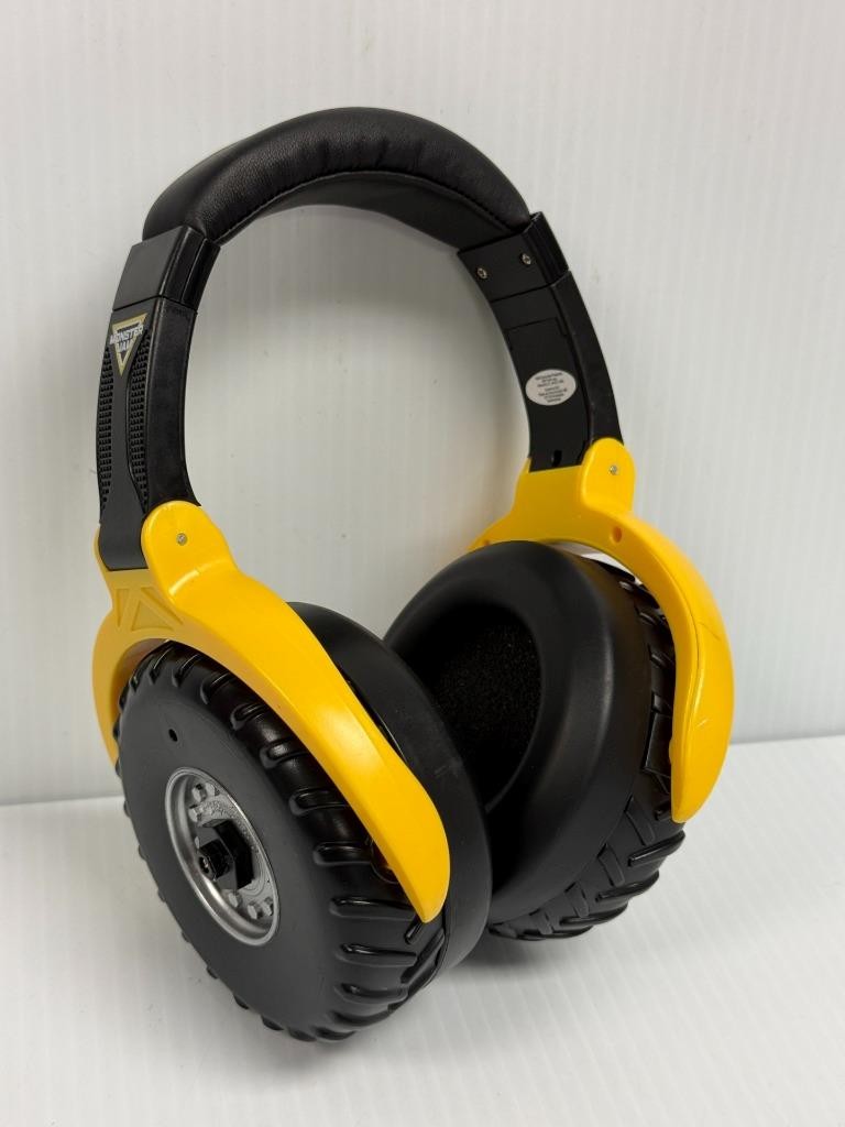 MONSTER JAM Noise Reduction Sound Reactive LED Lights TIRE EAR MUFFS Child