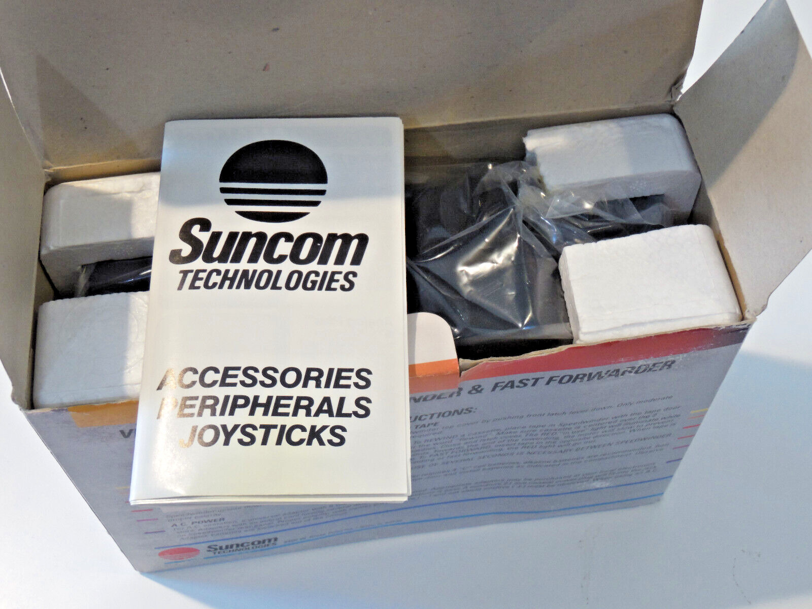 Suncom Speedwinder VHS Video Cassette Rewinder Fast Forward Cordless Portable
